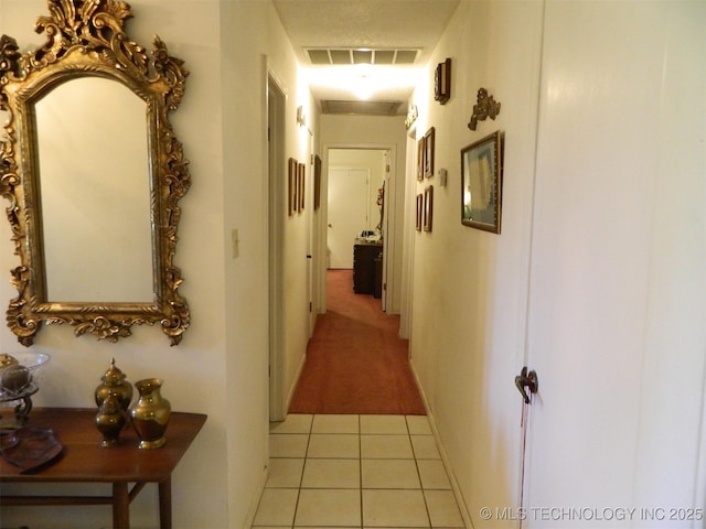 399987 W 3700th Rd, Ramona, OK 74061 - hall featuring light tile patterned flooring