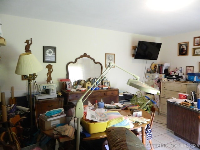 399987 W 3700th Rd, Ramona, OK 74061 - misc room with light tile patterned floors