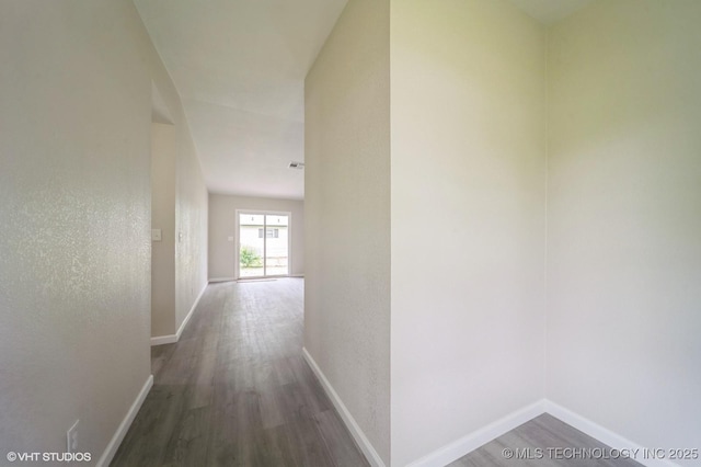 25530 S 608th Ct, Grove, OK 74344 - hall featuring wood finished floors