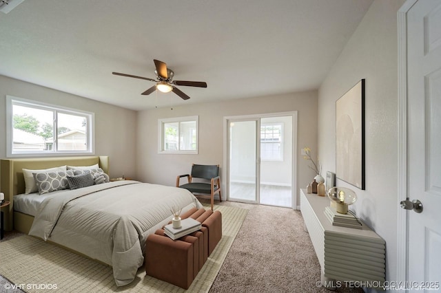 25530 S 608th Ct, Grove, OK 74344 - carpeted bedroom featuring ceiling fan