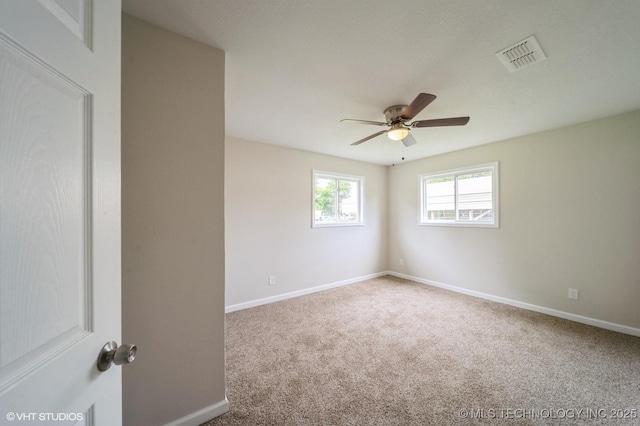 25530 S 608th Ct, Grove, OK 74344 - unfurnished room featuring ceiling fan and carpet flooring