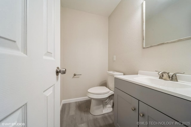 25530 S 608th Ct, Grove, OK 74344 - half bath with wood finished floors and vanity