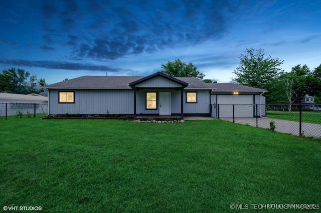 25530 S 608th Ct, Grove, OK 74344 - ranch-style home with an attached garage and driveway