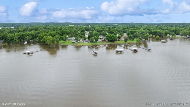 25530 S 608th Ct, Grove, OK 74344 - aerial view of a nearby body of water