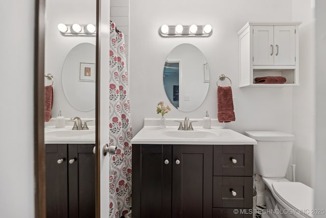 4019 E 37th St S, Tulsa, OK 74135 - full bathroom featuring vanity and toilet