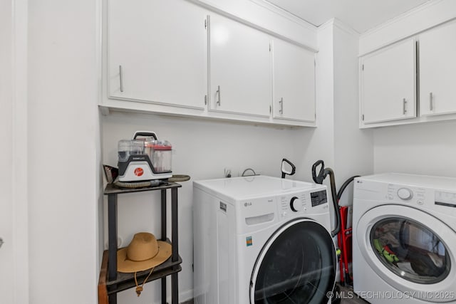 4019 E 37th St S, Tulsa, OK 74135 - laundry room featuring washer and clothes dryer and cabinet space