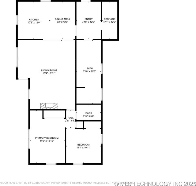 719 Oklahoma Ave, Wynona, OK 74084 - view of room layout
