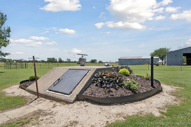 719 Oklahoma Ave, Wynona, OK 74084 - entry to storm shelter