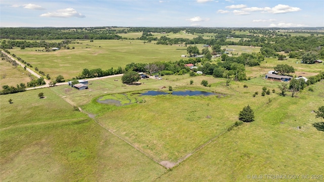 719 Oklahoma Ave, Wynona, OK 74084 - overview of rural landscape featuring a large body of water