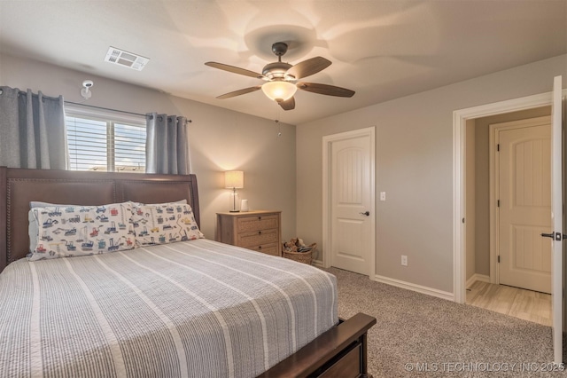 449 E 129th Pl, Jenks, OK 74037 - bedroom with carpet floors and a ceiling fan