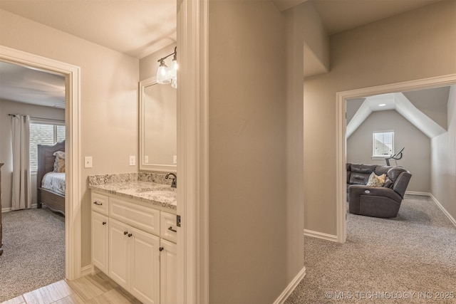 449 E 129th Pl, Jenks, OK 74037 - bathroom featuring vanity, ensuite bath, and healthy amount of natural light