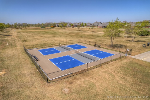 449 E 129th Pl, Jenks, OK 74037 - view of tennis court