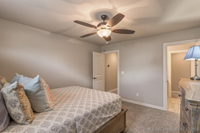 449 E 129th Pl, Jenks, OK 74037 - carpeted bedroom with baseboards and ceiling fan
