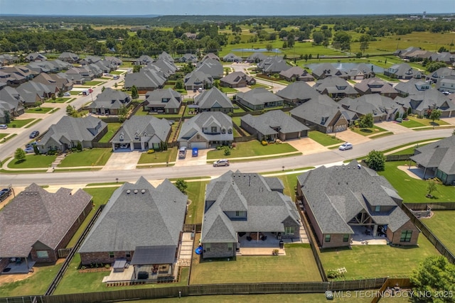 449 E 129th Pl, Jenks, OK 74037 - aerial perspective of suburban area