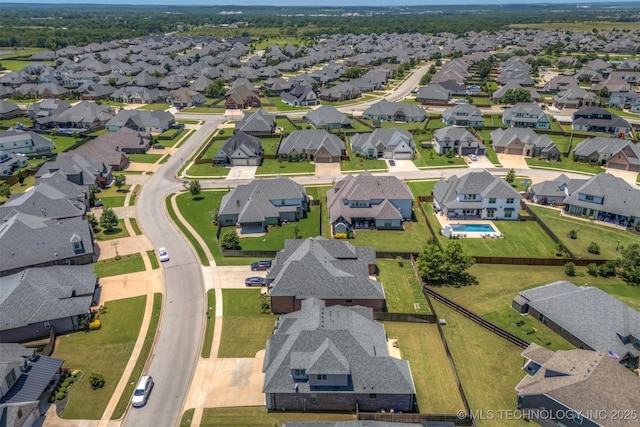 449 E 129th Pl, Jenks, OK 74037 - aerial view of property and surrounding area with nearby suburban area