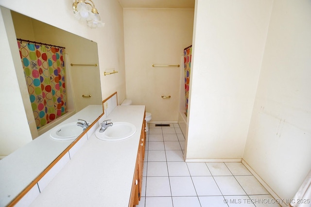 16759 W Burchett Rd, Tahlequah, OK 74464 - full bathroom featuring vanity and tile patterned flooring
