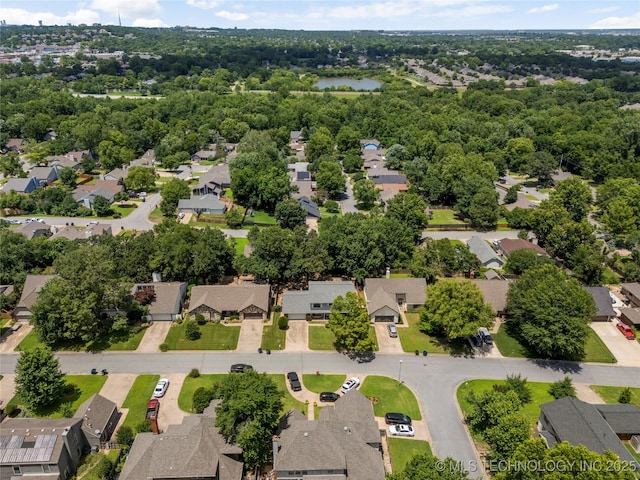 7033 E 99th St, Tulsa, OK 74133 - aerial perspective of suburban area
