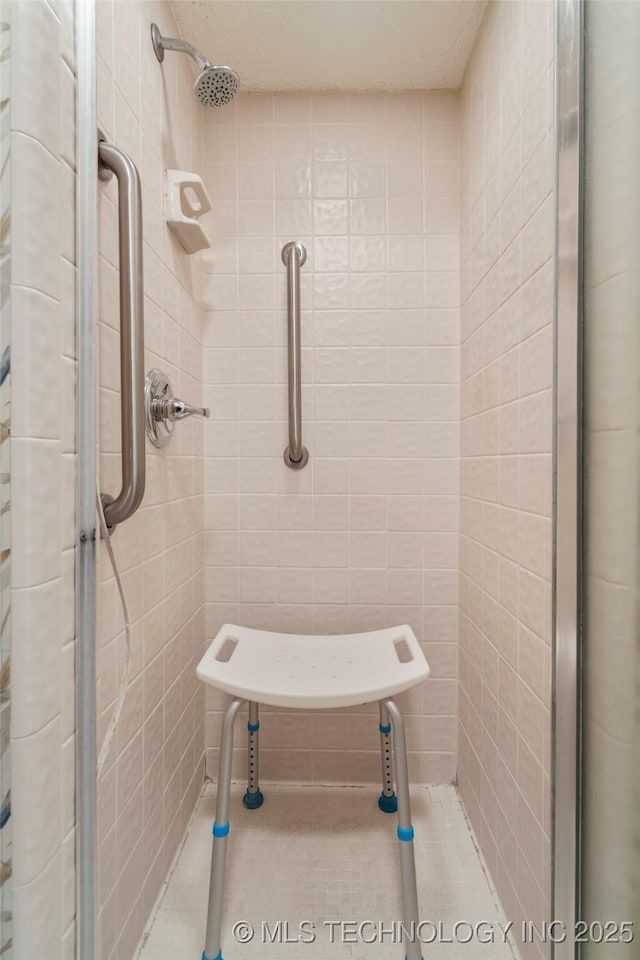 7033 E 99th St, Tulsa, OK 74133 - full bath with a stall shower and tile walls