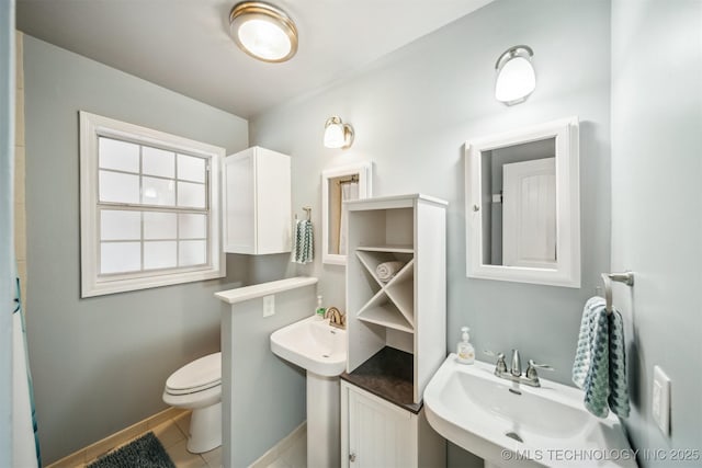 4262 E 24th Pl, Tulsa, OK 74114 - full bathroom with a sink and tile patterned flooring