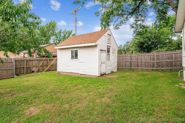 4262 E 24th Pl, Tulsa, OK 74114 - view of shed with a fenced backyard