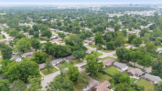 4262 E 24th Pl, Tulsa, OK 74114 - aerial view of property's location featuring nearby suburban area