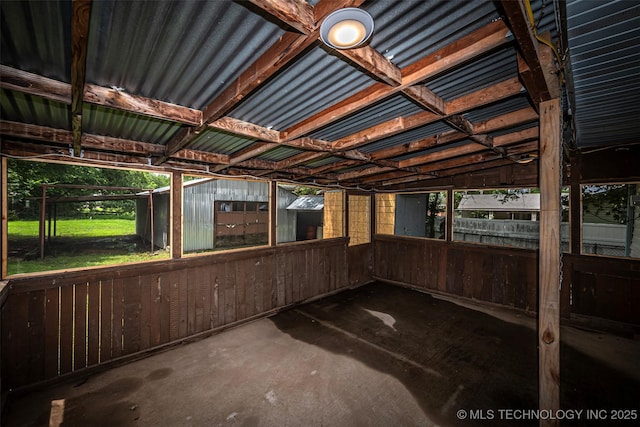 807 E Tahlequah, Sulphur, OK 73086 - view of unfurnished sunroom