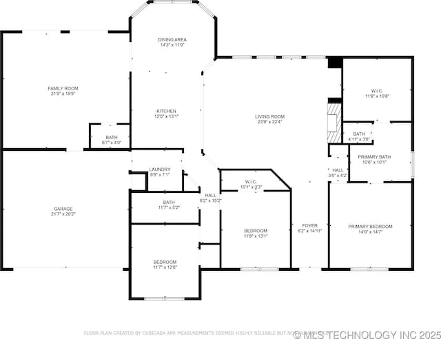 25070 S Red Oak Dr, Claremore, OK 74019 - view of property floor plan