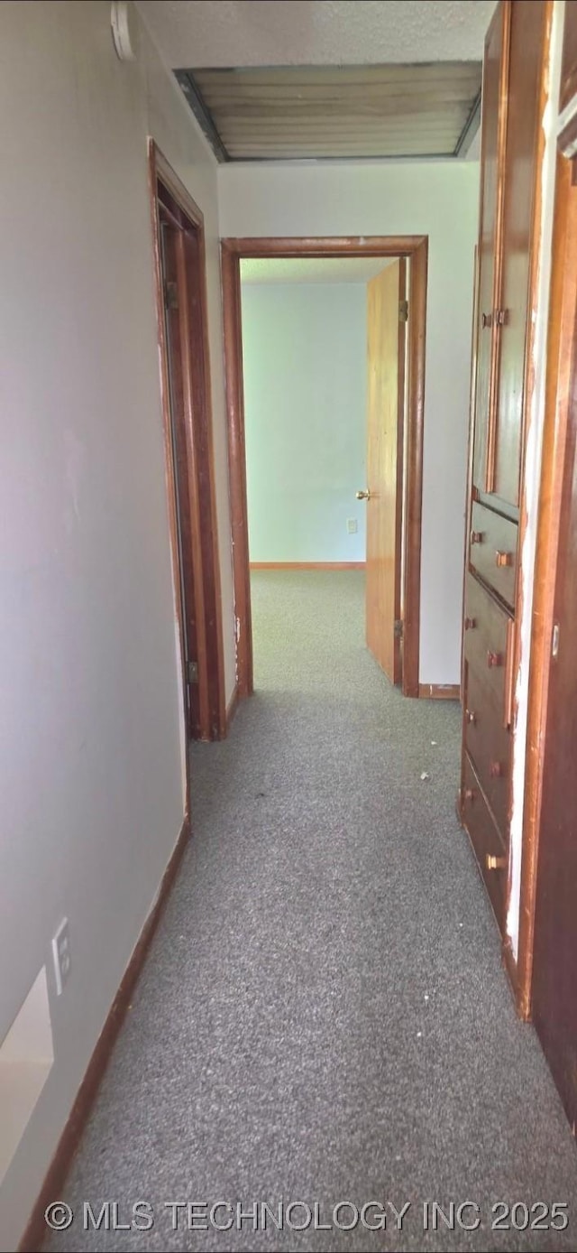 514 W Wichita Ave, Cleveland, OK 74020 - corridor with carpet and baseboards