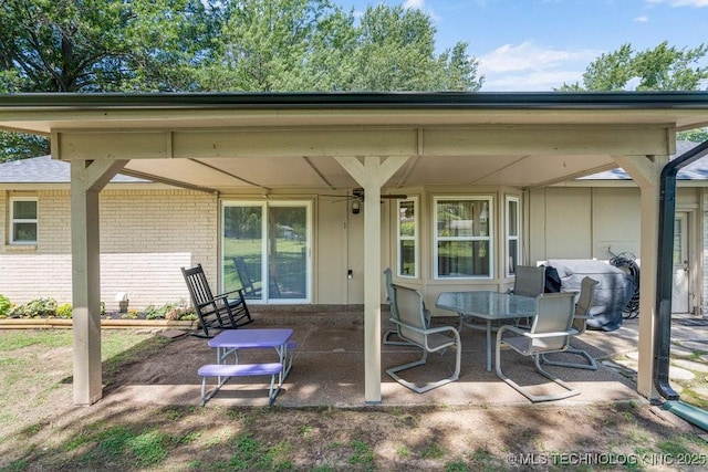 12915 S 120th E Pl, Tulsa, OK 74011 - view of patio / terrace with a grill