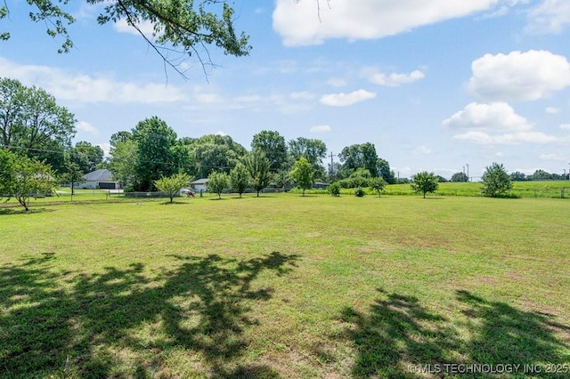 12915 S 120th E Pl, Tulsa, OK 74011 - view of grassy yard with a view of countryside