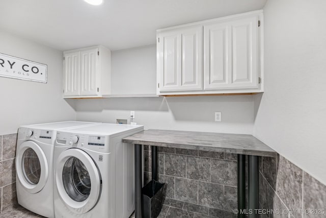 200 N Redwood Ct, Broken Arrow, OK 74012 - laundry room with cabinet space and separate washer and dryer