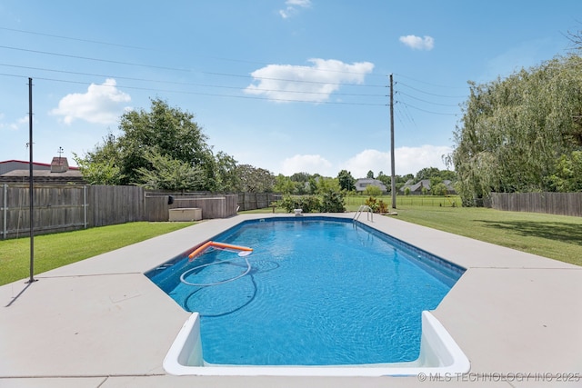 200 N Redwood Ct, Broken Arrow, OK 74012 - view of pool featuring a fenced backyard and a patio