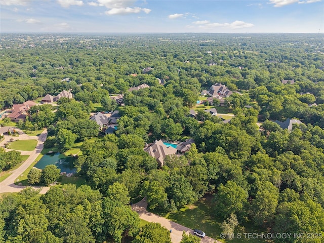 19735 E Woodhaven Rd, Owasso, OK 74055 - aerial view of a forest