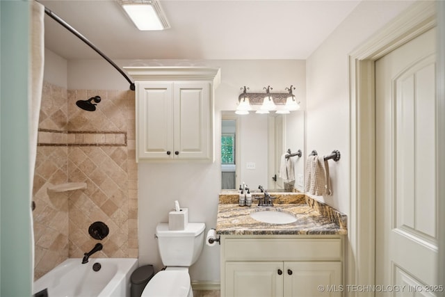 19735 E Woodhaven Rd, Owasso, OK 74055 - full bathroom featuring vanity and bathtub / shower combination