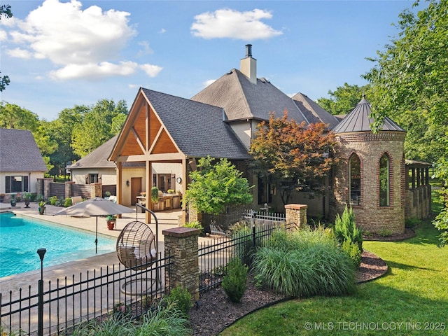 19735 E Woodhaven Rd, Owasso, OK 74055 - view of pool featuring a patio area