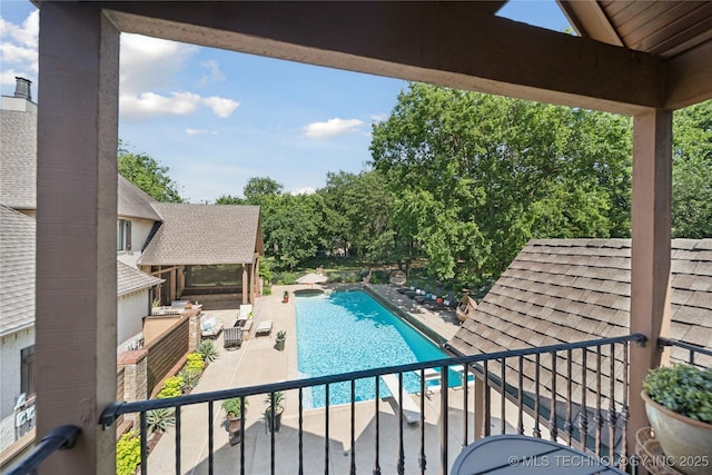 19735 E Woodhaven Rd, Owasso, OK 74055 - view of pool featuring a patio area