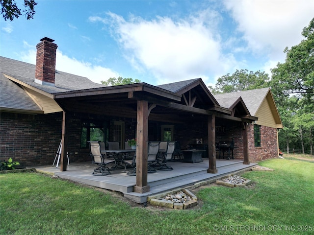 6166 Hedges St, Ardmore, OK 73401 - view of patio / terrace