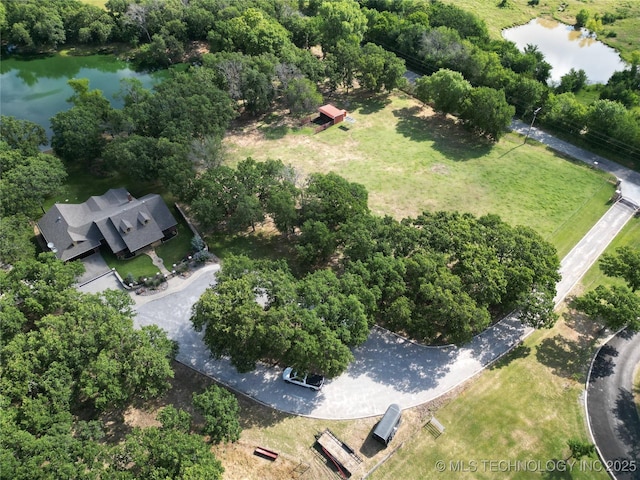 6166 Hedges St, Ardmore, OK 73401 - aerial view of a nearby body of water