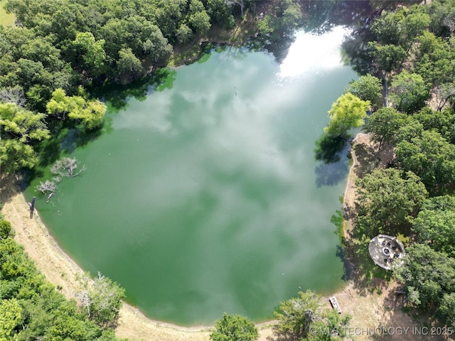 6166 Hedges St, Ardmore, OK 73401 - drone / aerial view of a large body of water