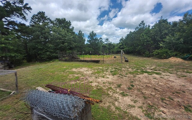 181103 W Sherman Rd, Moyers, OK 74557 - view of yard featuring a vegetable garden