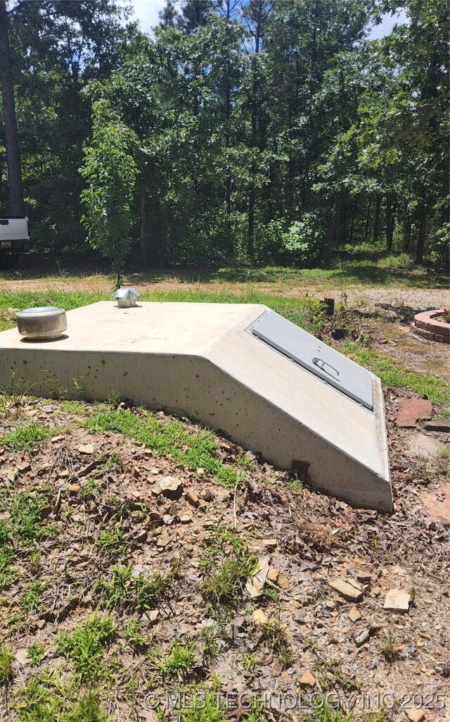 181103 W Sherman Rd, Moyers, OK 74557 - entry to storm shelter