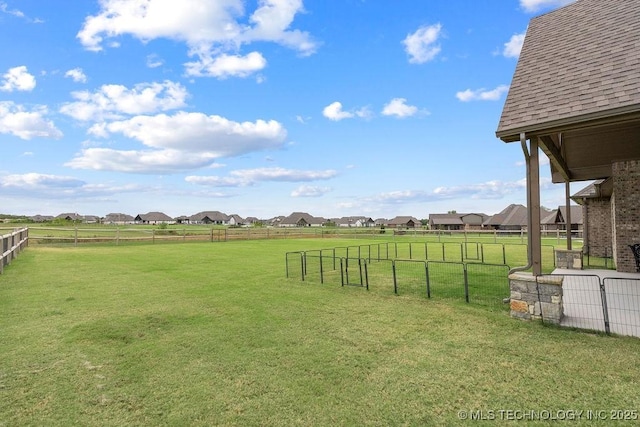 8337 N 149th E Ave, Owasso, OK 74055 - view of yard featuring a residential view