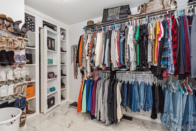 33922 S 4240th Rd, Inola, OK 74036 - spacious closet featuring marble finish flooring