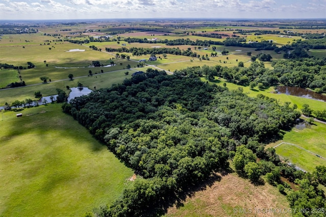 33922 S 4240th Rd, Inola, OK 74036 - overview of rural landscape featuring a nearby body of water