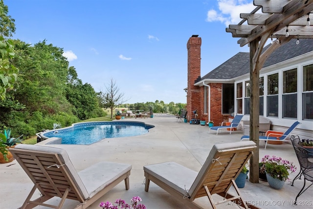33922 S 4240th Rd, Inola, OK 74036 - swimming pool featuring a patio