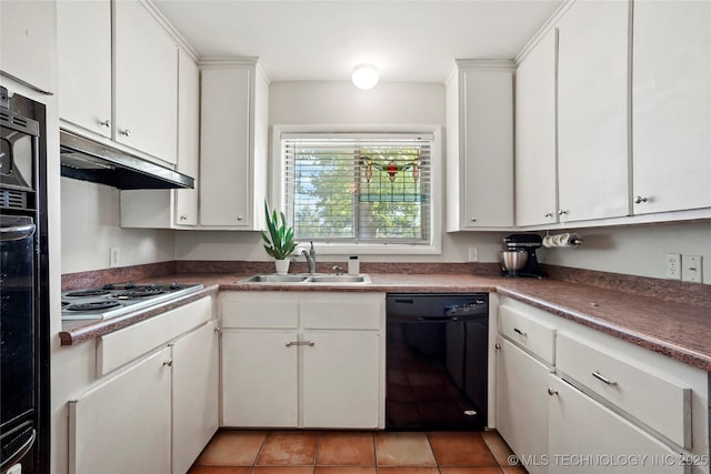 3926 E 51st Pl, Tulsa, OK 74135 - kitchen with dishwasher, stainless steel electric stovetop, under cabinet range hood, and white cabinetry