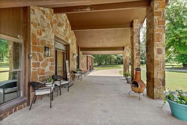 18251 145th W Ave, Sapulpa, OK 74066 - view of patio