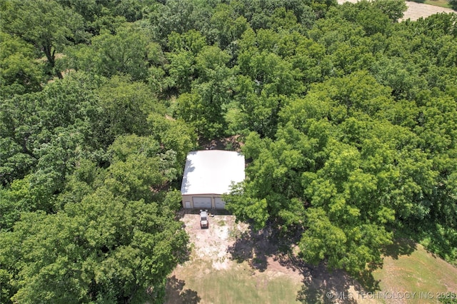 18251 145th W Ave, Sapulpa, OK 74066 - view of subject property featuring a heavily wooded area