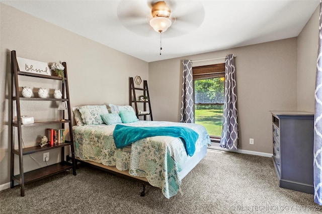 18251 145th W Ave, Sapulpa, OK 74066 - carpeted bedroom with baseboards and a ceiling fan