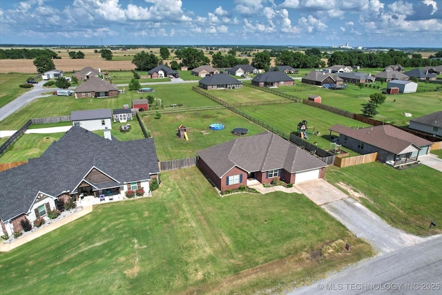 545 E 498th Cir, Pryor, OK 74361 - aerial view of residential area